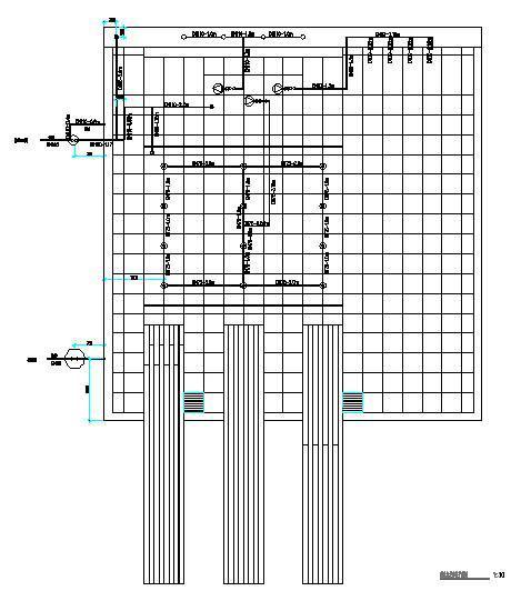 丽池水景管道系统图纸与平面图纸cad - 1