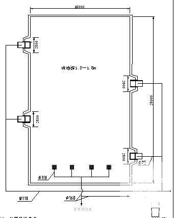 戴思乐半标池图纸cad - 1