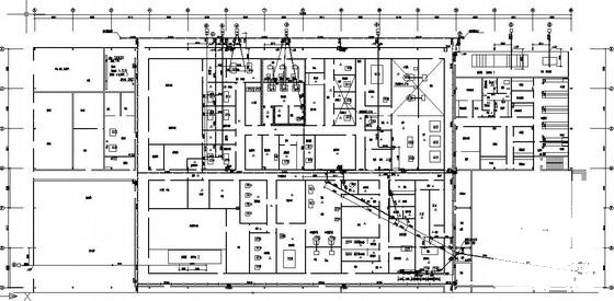 大型药厂净化车间给排水施工图纸cad - 1