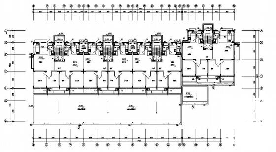 6层带底商住宅给排水施工图纸cad - 1