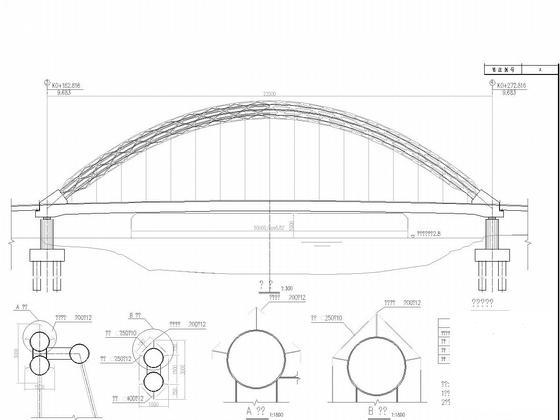 斜靠式系杆拱桥设计图 - 5