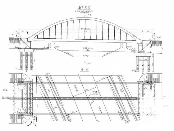 简支系杆拱桥设计大样图 - 1