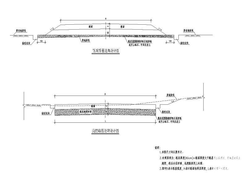 市政道路基路面施工大样图 - 1