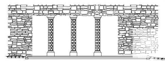 希腊式景墙施工图 - 1