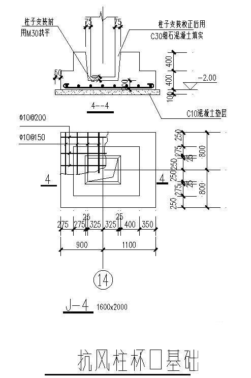 独立基础节点构造图 - 1