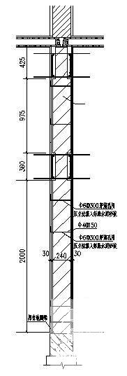 砌体墙开裂加固图 - 1