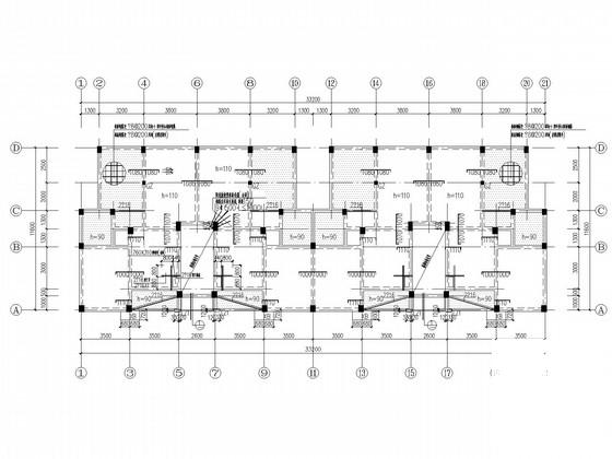 框架办公楼平面图 - 4