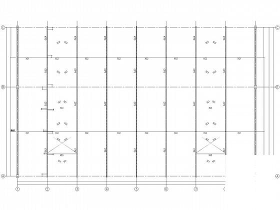 跨钢屋架施工图 - 6