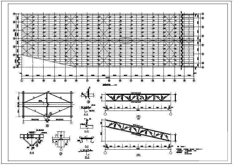 钢桁架结构施工节点图 - 2
