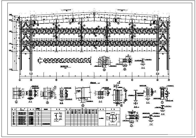 钢桁架结构施工节点图 - 3