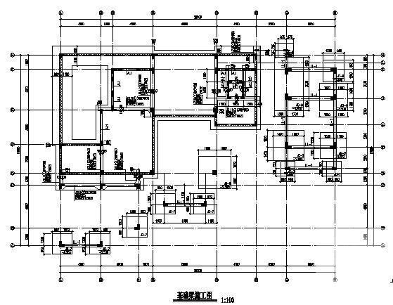 别墅地下室施工图 - 1