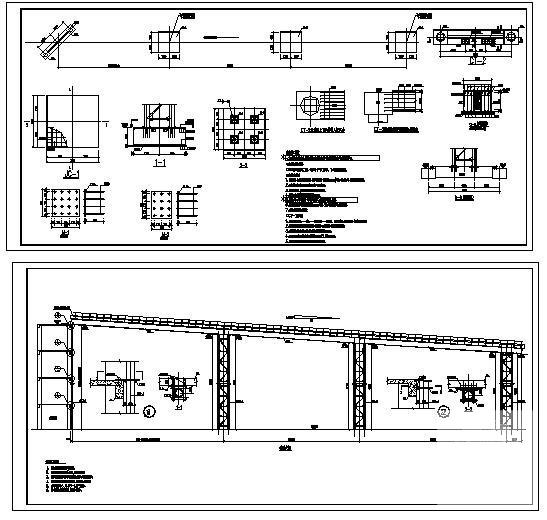 轻钢结构厂房设计图 - 1