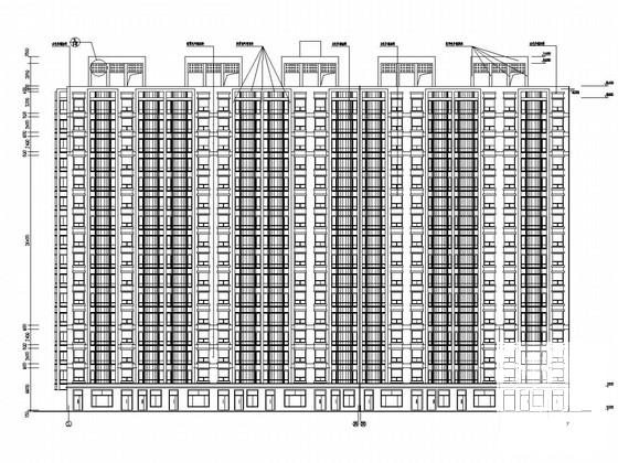 住宅楼建筑结构图 - 1