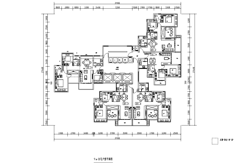 大唐住宅户型图设计 (4)