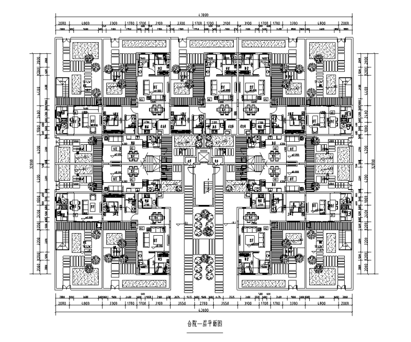 汕头黄金海岸多层叠拼户型平面图2019