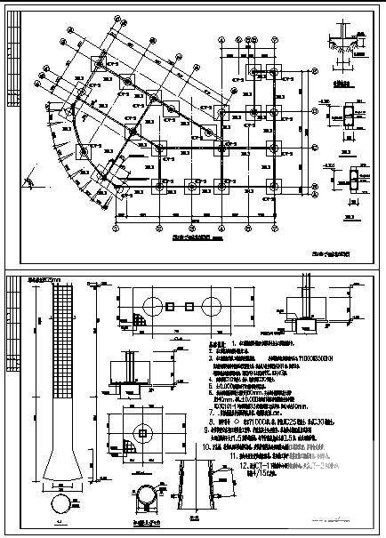 人工挖孔桩大样图纸cad