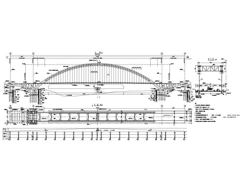 桥型总体布置图