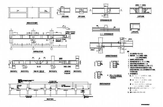 梁平面表示法配筋构造大样cad