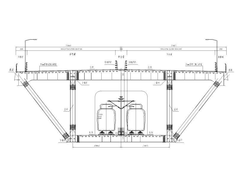 主梁标准横断面图