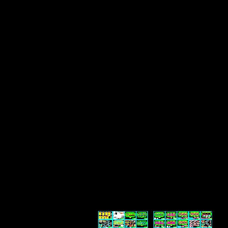 7层住宅楼结构设计CAD施工图纸(dwg)(丙级独立基础)(二级结构安全)