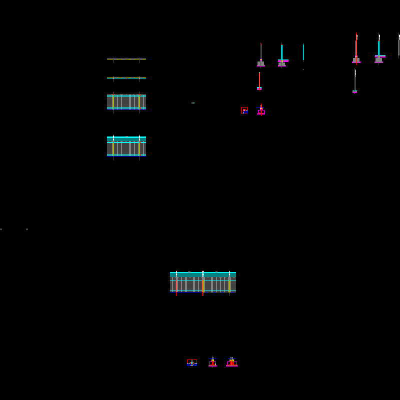 园建标准构造CAD图纸集|标准围栏1.8米立柱1.5(dwg)