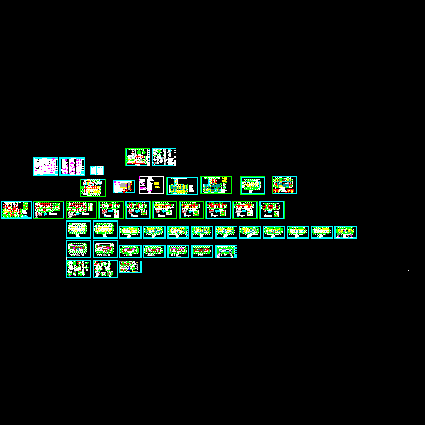 15层框架剪力墙结构住宅结构设计CAD施工图纸(dwg)(乙级桩基础)