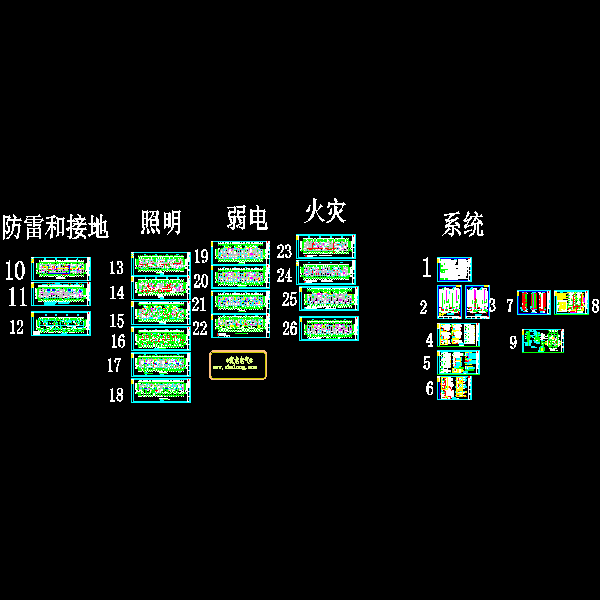 二类住宅楼电气 - 1