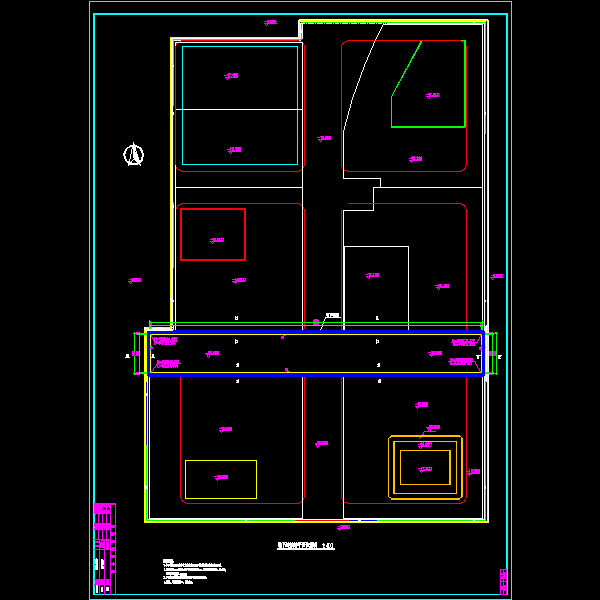 (jk-06) 地连墙平面位置图.dwg