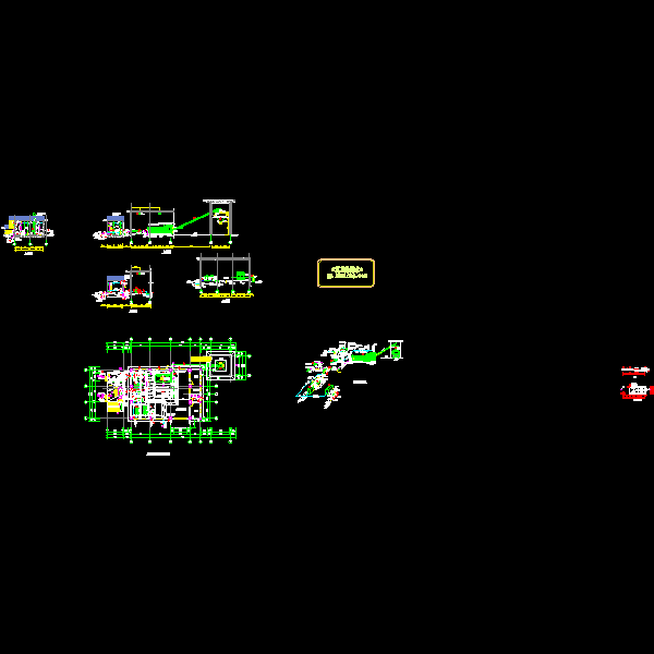 污泥浓缩脱水间工艺.dwg