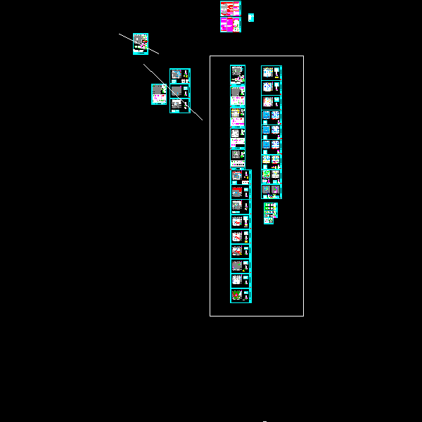 地上22层剪力墙结构住宅楼结构CAD施工图纸(dwg)(乙级筏形基础)