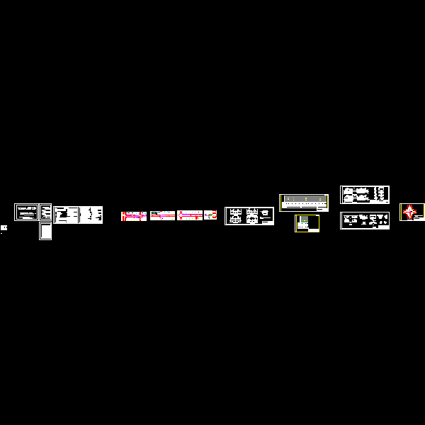 一份道路改造设计dwg格式CAD图纸