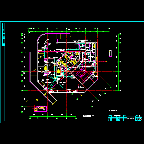 地下1层平面图纸(F10电CAD施工图纸-电力图纸)(dwg)