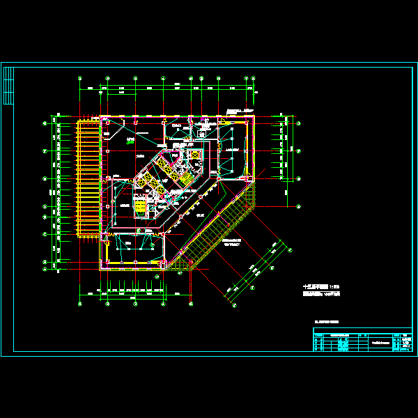 15层电力平面图纸(F10电CAD施工图纸-电力图纸)(dwg)