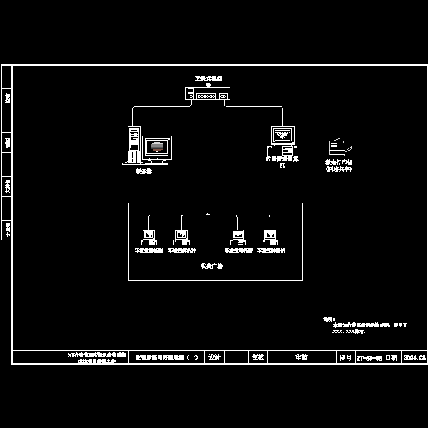 02收费站计算机系统网络构成图14.dwg