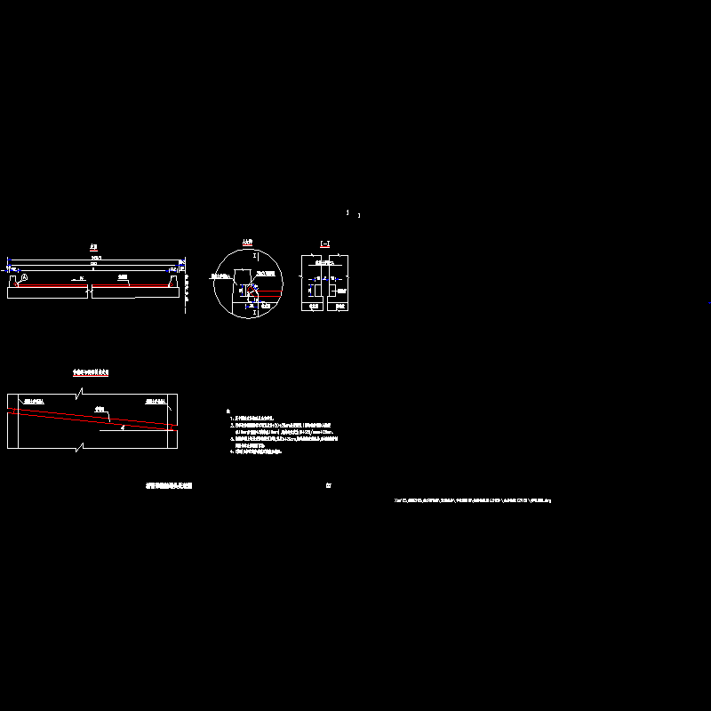 07 桥面伸缩缝接线处理图.dwg