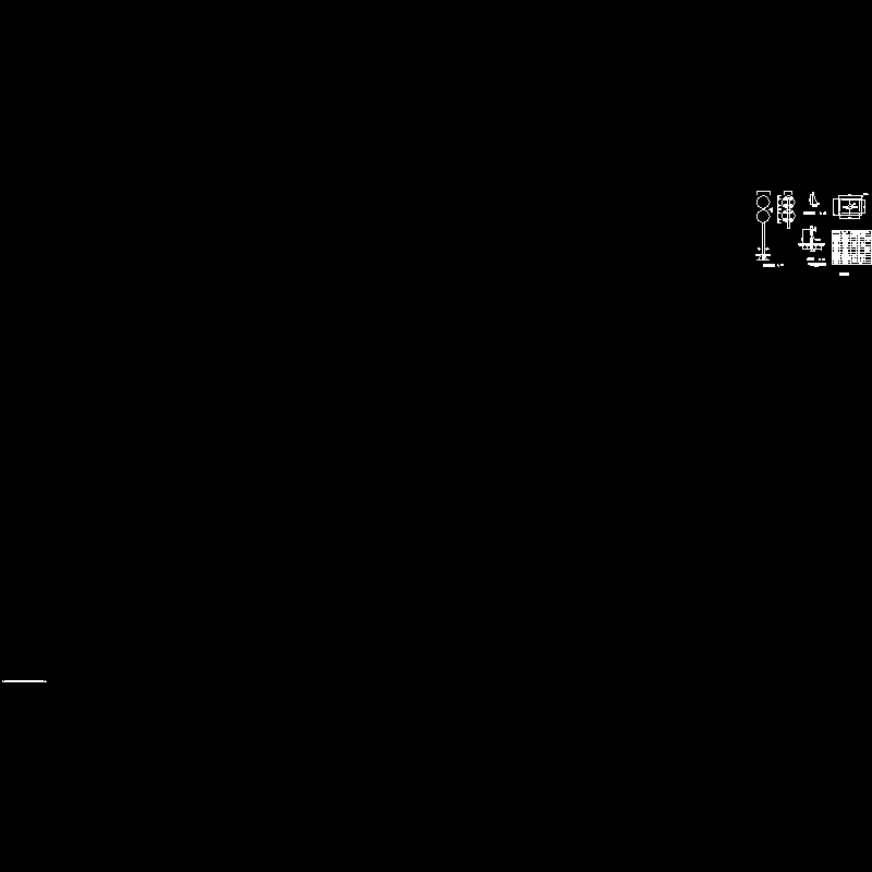 机非分道行驶标志大样CAD图纸(道路工程)(dwg)