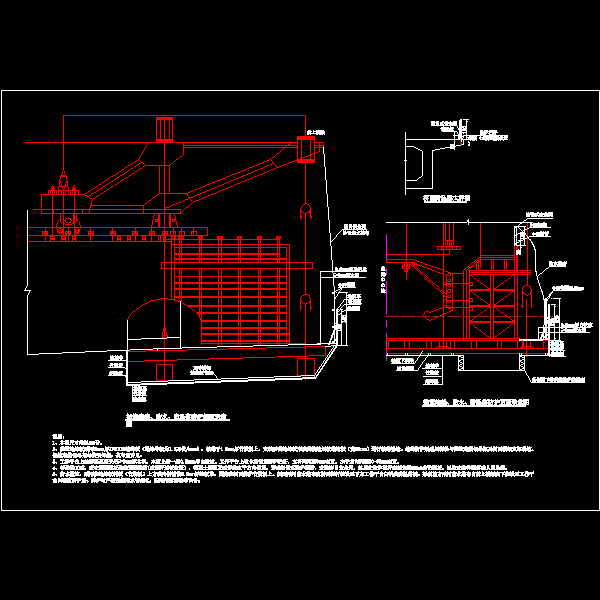 挂篮绝缘防护示意构造图.dwg