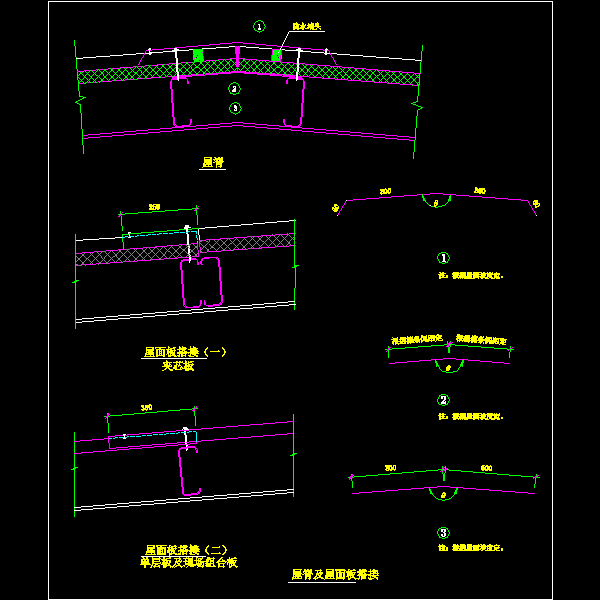 174.屋脊及屋面板搭接.dwg