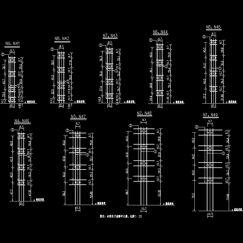 7 50m边跨定位钢筋（二）.dwg