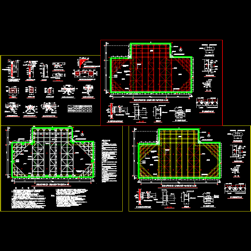 百货大楼基坑支护CAD图纸(dwg)