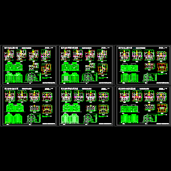 一份小区规划6CAD图纸