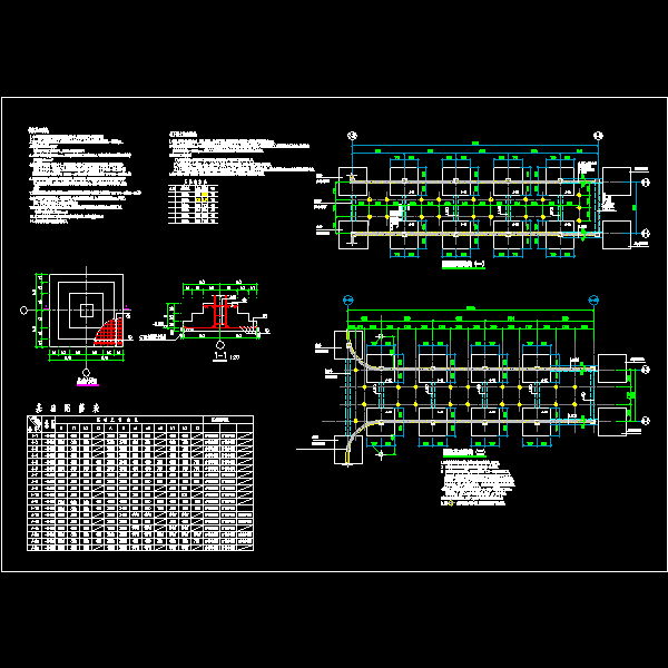 通道基础节点构造CAD详图纸(dwg)
