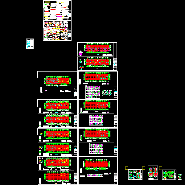 24层剪力墙住宅结构CAD施工大样图(dwg)(8度抗震)(乙级筏形基础)