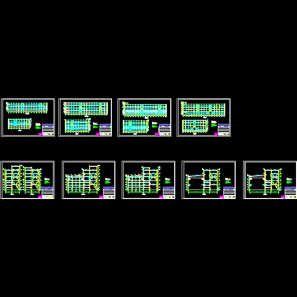 structure basic drawing for main power house（主厂房结构总图）.dwg