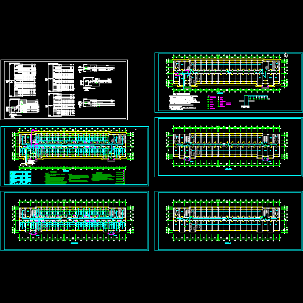 公寓楼电气CAD施工图纸(dwg)