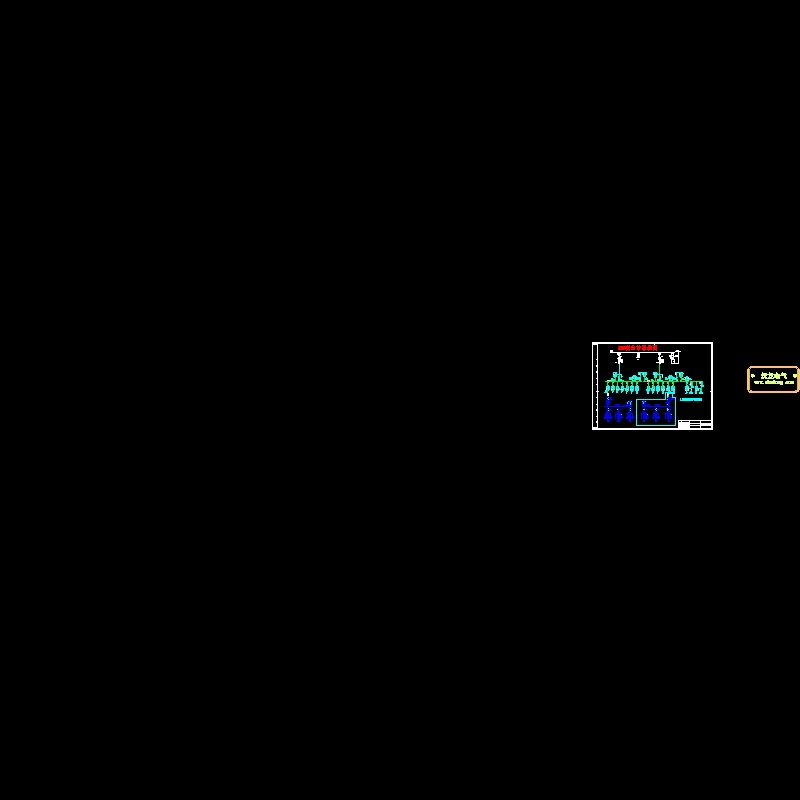 35KV变电站系统CAD图纸(dwg)