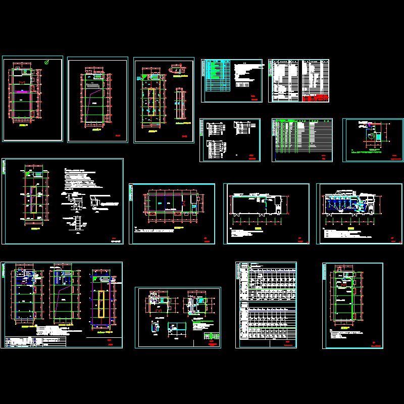 [CAD图]动力中心(dwg)