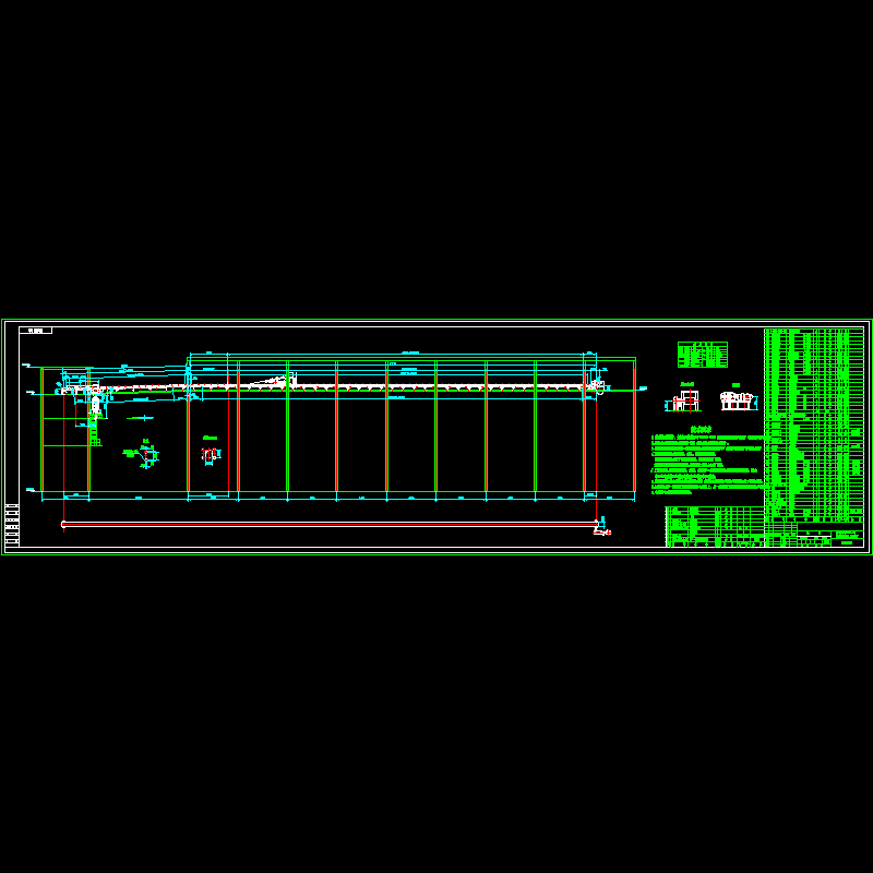 输送带设计CAD图纸(dwg)