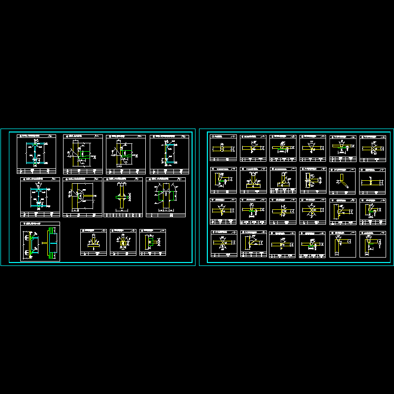 [CAD图]结构焊缝大全(dwg)