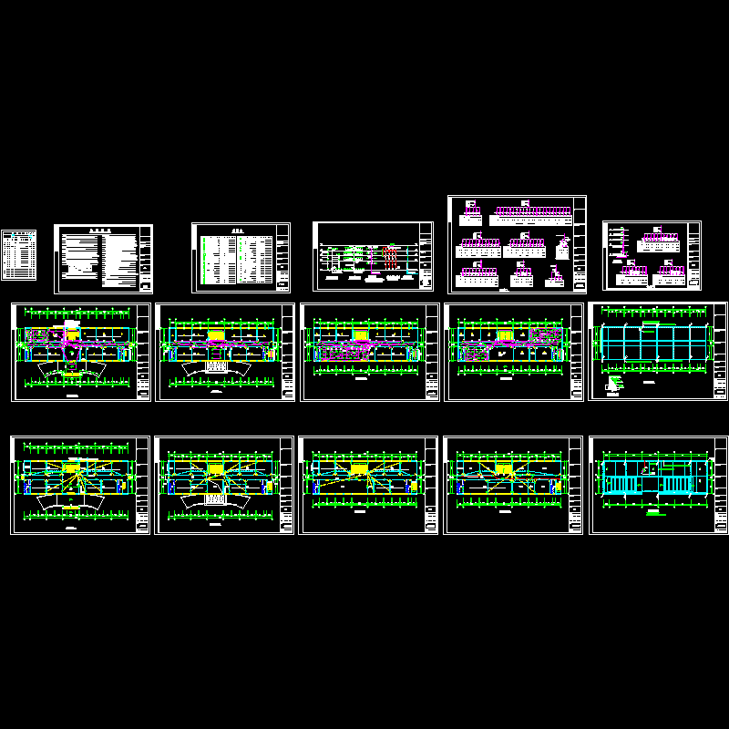 [CAD图]4层教学综合楼(dwg)